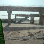 Algeria Fallen bridge due to floods near Ein Safra_ today no water to be seen anywhere
