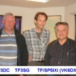 Some of the eyeball QSO's at TF3IRA radio club 2013.07.17 (TF3Y, TF3SG, TF3DC, TF/SP5IXI - VK6DXI)