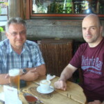 Mirek SP5IXI and Tomek SP5UAF- eyeball QSO in Poland
