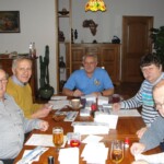 L-R: SP6AEG, SP3CYY, SP6IXF, SP6JIU, SP6EF. The last part of the DXpedition. QSL job - with friends