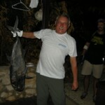 Janusz SP6IXF caught a big fish. We have enough meal for the next week