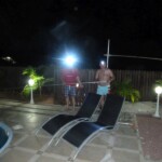 The night – perfect time (no heat) for antenna works