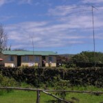 SP9EVP and SP9PT in front of their shack on CE0Y