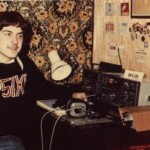 A very happy fellow, after purchasing latest transceiver: FT101ZD. Year 1980. One of Mirek's last pictures taken prior leaving Poland in 1981. He was 22 years old