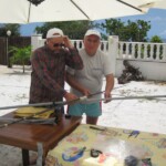 SP9FOW and SP6EQZ are preparing one of the VDA antennas