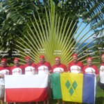 The whole team
