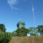 View of the QTH with some of our antennas