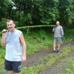 L-R: SP2EBG, SP9FOW and their jungle-mast